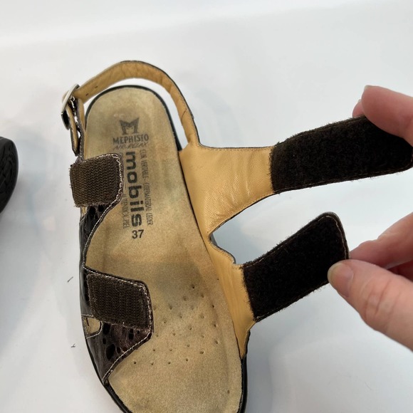 Mephisto Metallic Sandals - Picture 9 of 12